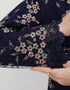 BAJU KURUNG PAHANG MODEN AMBERLEE (NAVY BLUE)